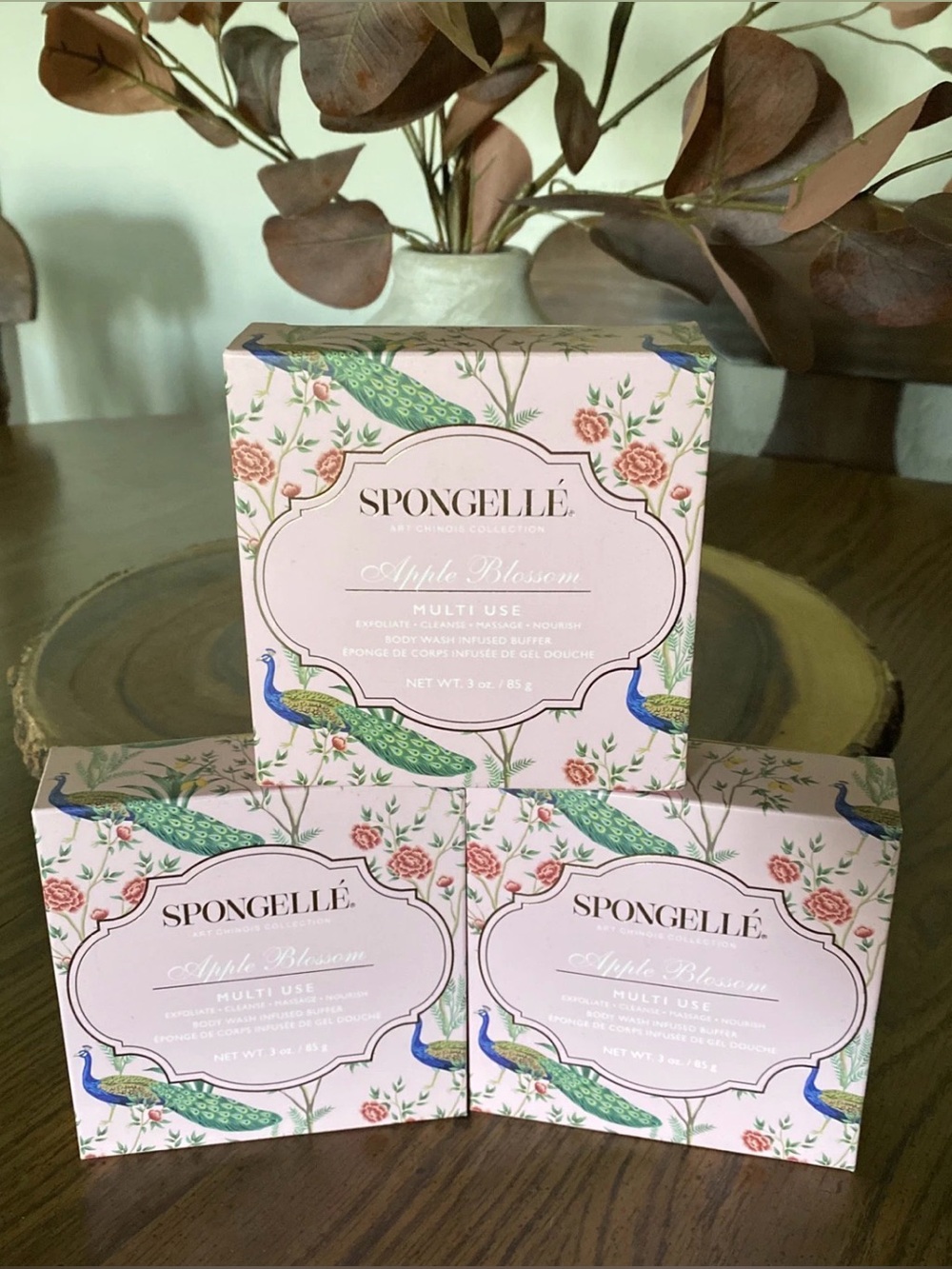 Spongelle Body Buffer Bundle - 3 Apple Blossom